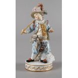 Meissen "Knabe mit Steckenpferd" Entwurf Christian Gottfried Jüchtzer 1774-1775, beschliffener Boden