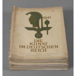 Konvolut "Die Kunst im Deutschen Reich" Ausgabe B, 11 Stück: 1939 Folge 10, 1940 Folge 5, 6, 8/9,