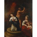Das Martyrium der Heiligen Katharina barocke Darstellung der Katharina von Alexandrien, einer der