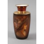 Zeh, Scherzer & Co. Vase Jugendstil aus der Dekorserie "Rembrandt", grüne Stempelmarke 1890-1927,