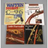 Vier Bücher Waffen Dieter Schaal, Suhler Feuerwaffen, Militärverlag 1981, 95 S. - Lydia Icke-