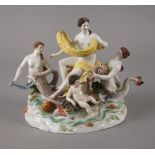 Meissen "Allegorie - Das Wasser" aus einer Serie die "Vier Elemente", Entwurf Michael Victor Acier