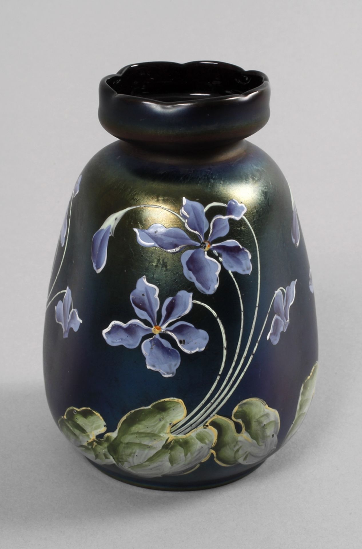 Vase Ferdinand von Poschinger Glashüttenwerke Buchenau, um 1899, Entwurf wohl Betty Hedrich,