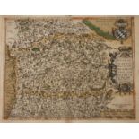 Philipp Apian, Kupferstichkarte Bayern Karte von Abraham Ortelius nach einer Vorlage von Philipp