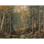 Theodor Emil Auerswald, Spätsommerliche Waldlichtung