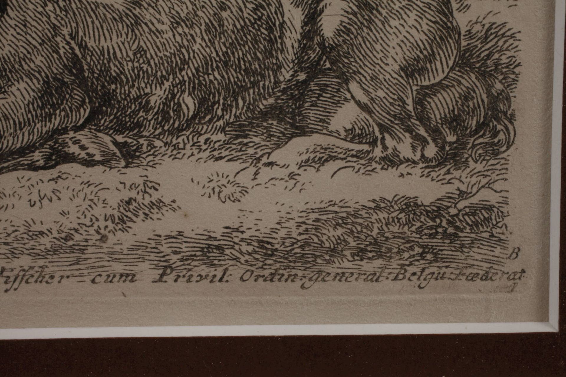 Nicolaes Pietersz. Berchem, Viehweide - Image 5 of 5