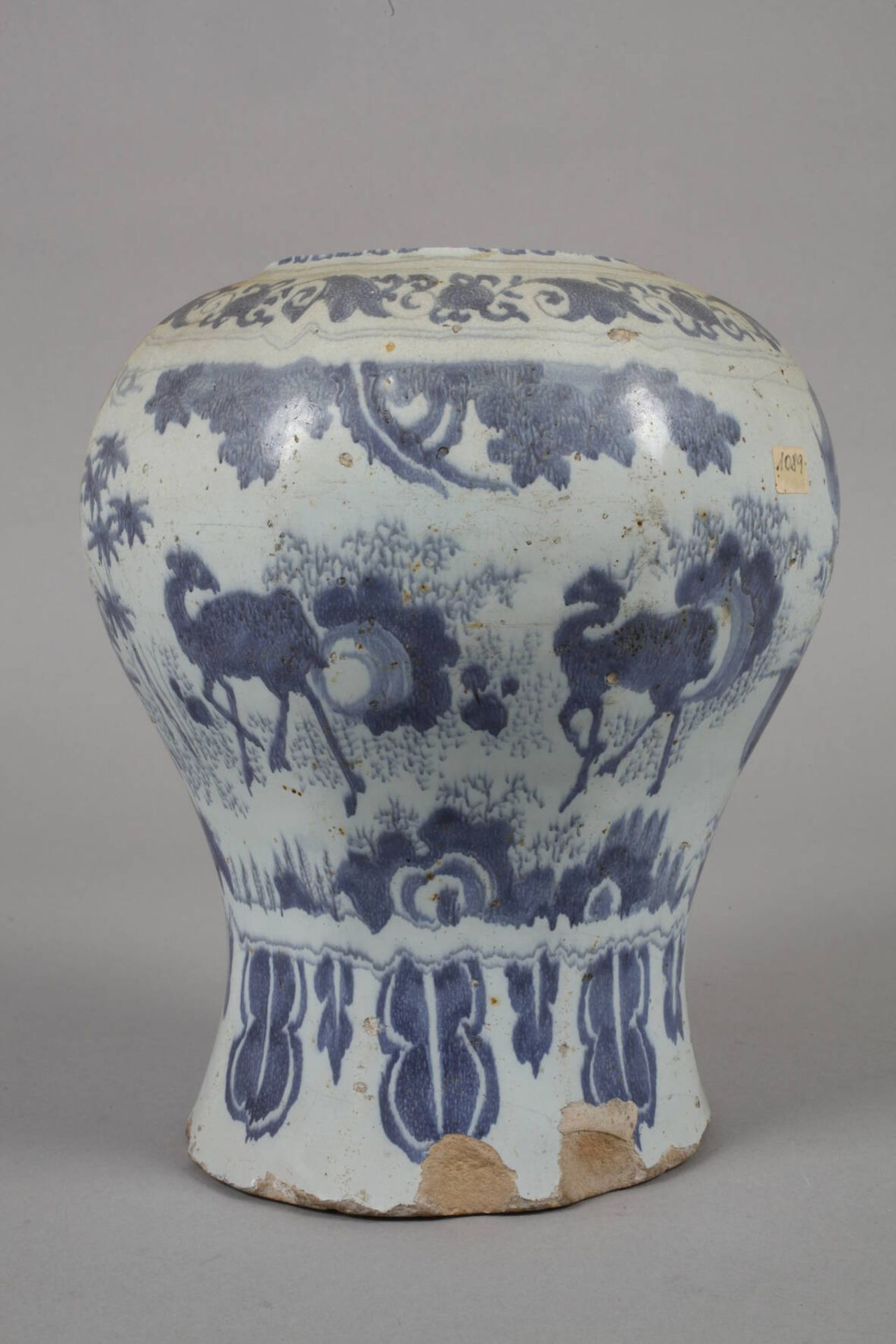 Vase mit japonisierendem Dekor - Bild 5 aus 7