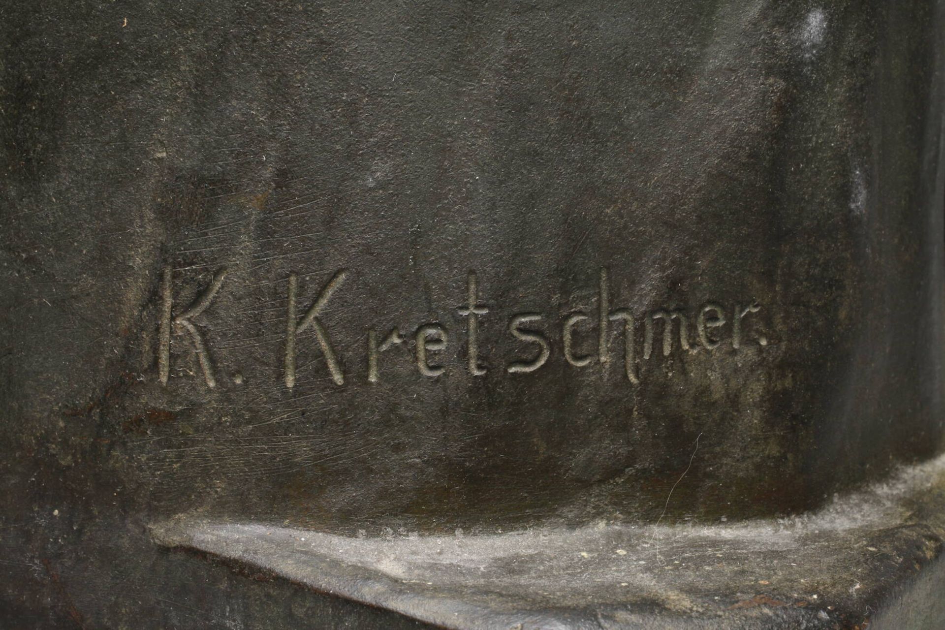 Karl Kretschmer, große Bronze Schmied - Image 6 of 8
