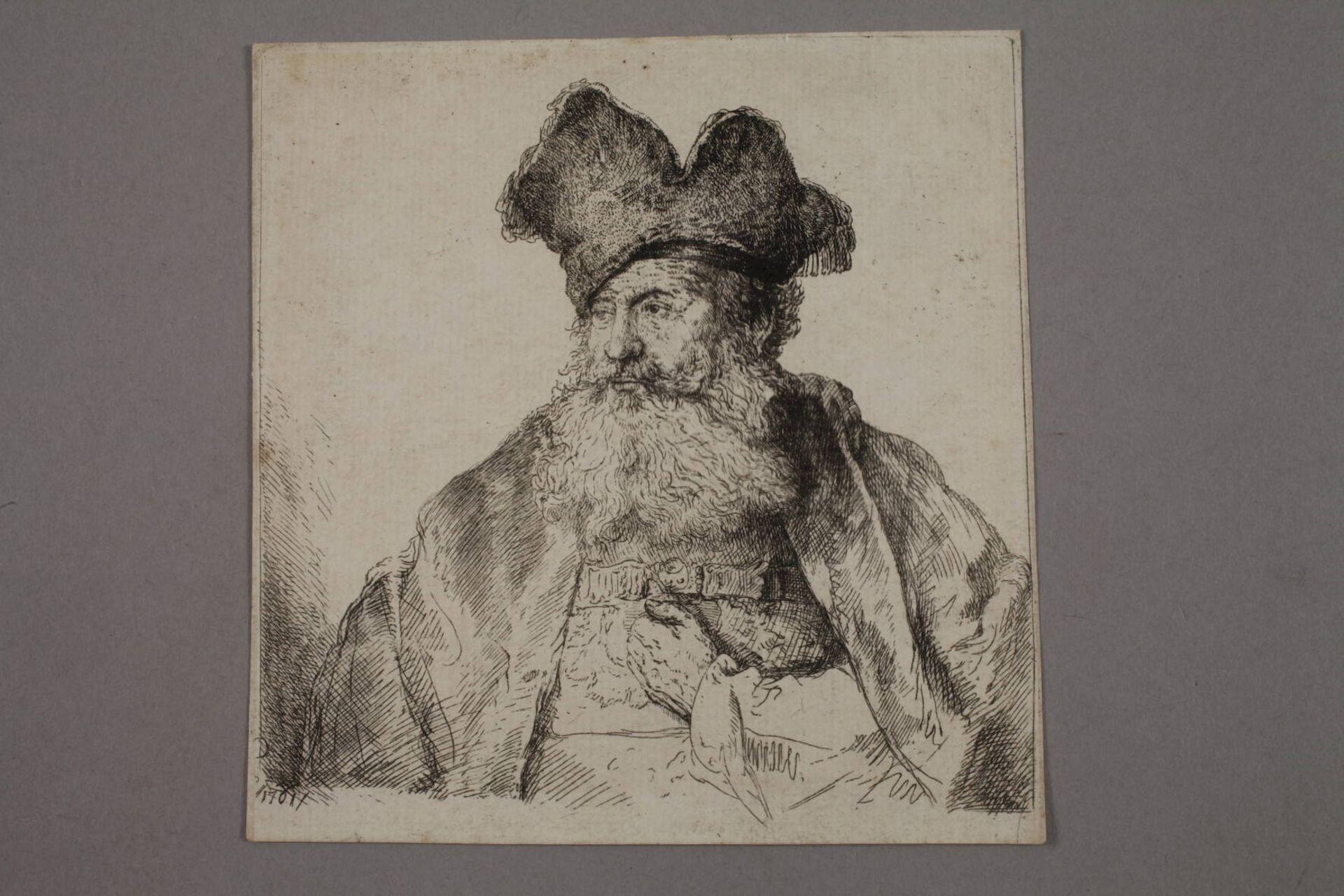 nach Rembrandt van Rijn, Herrenportrait - Image 2 of 3