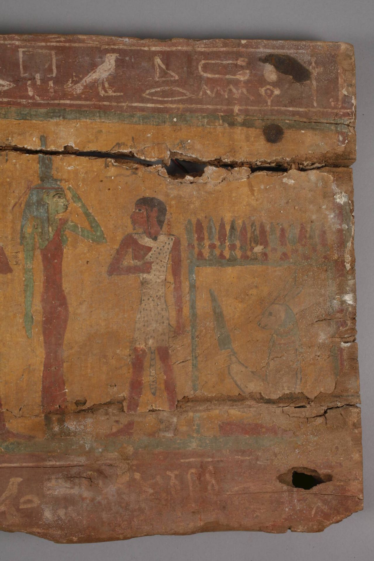 Altägyptisches Kastensarg-Fragment - Bild 3 aus 7