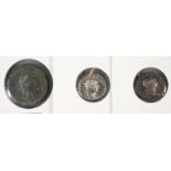 Drei Münzen Nerva/Trajan