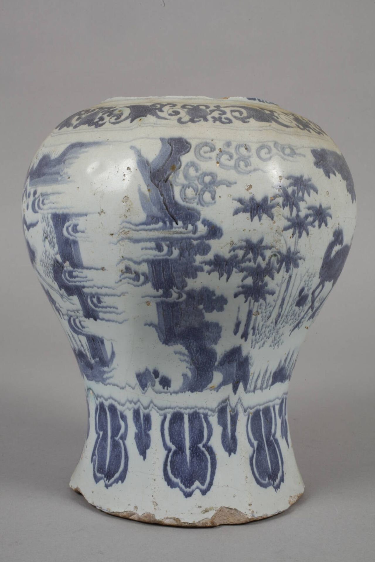 Vase mit japonisierendem Dekor - Bild 4 aus 7