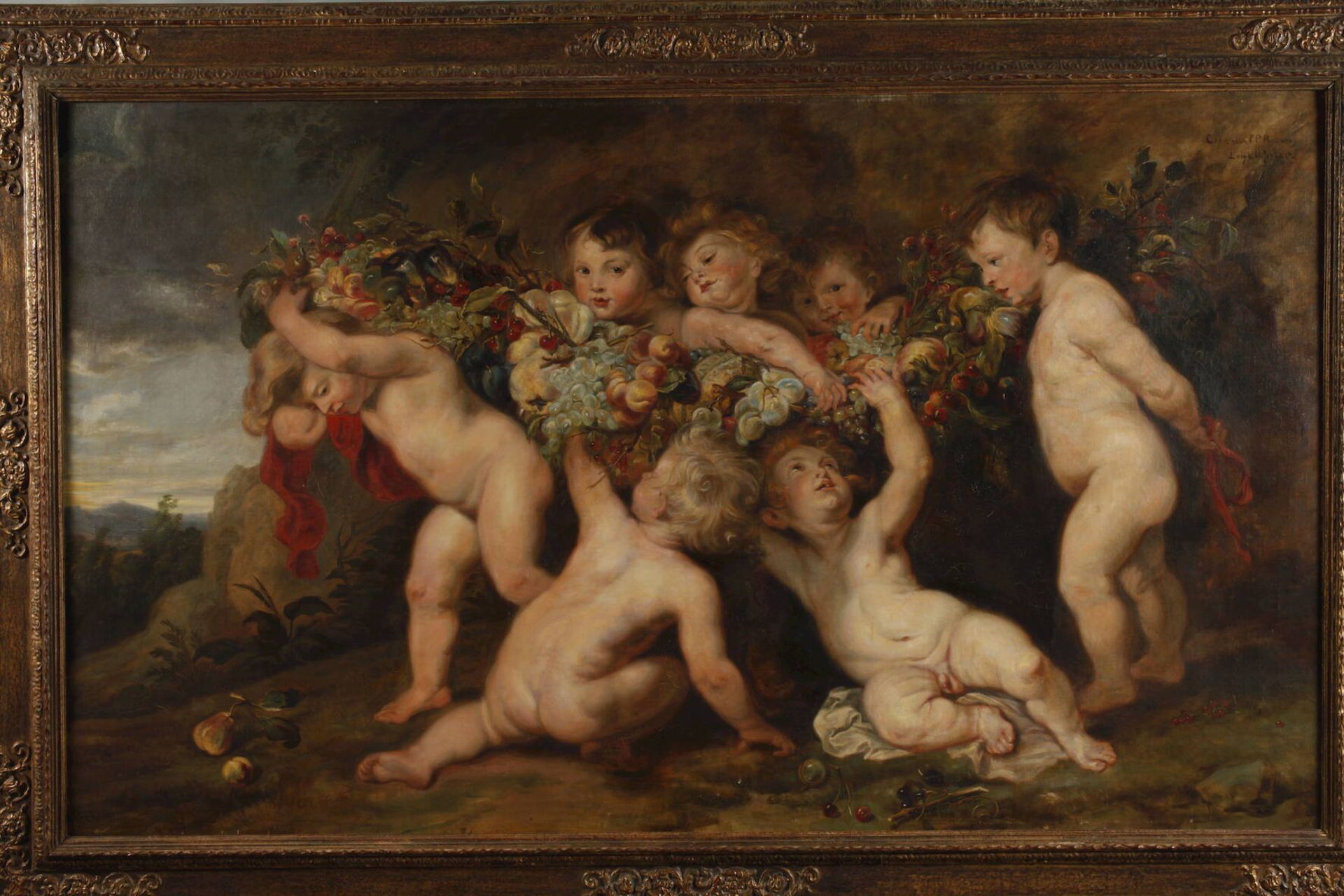 Luise Winter-Pedersen, "Die Früchtegirlande" nach Rubens - Bild 2 aus 10