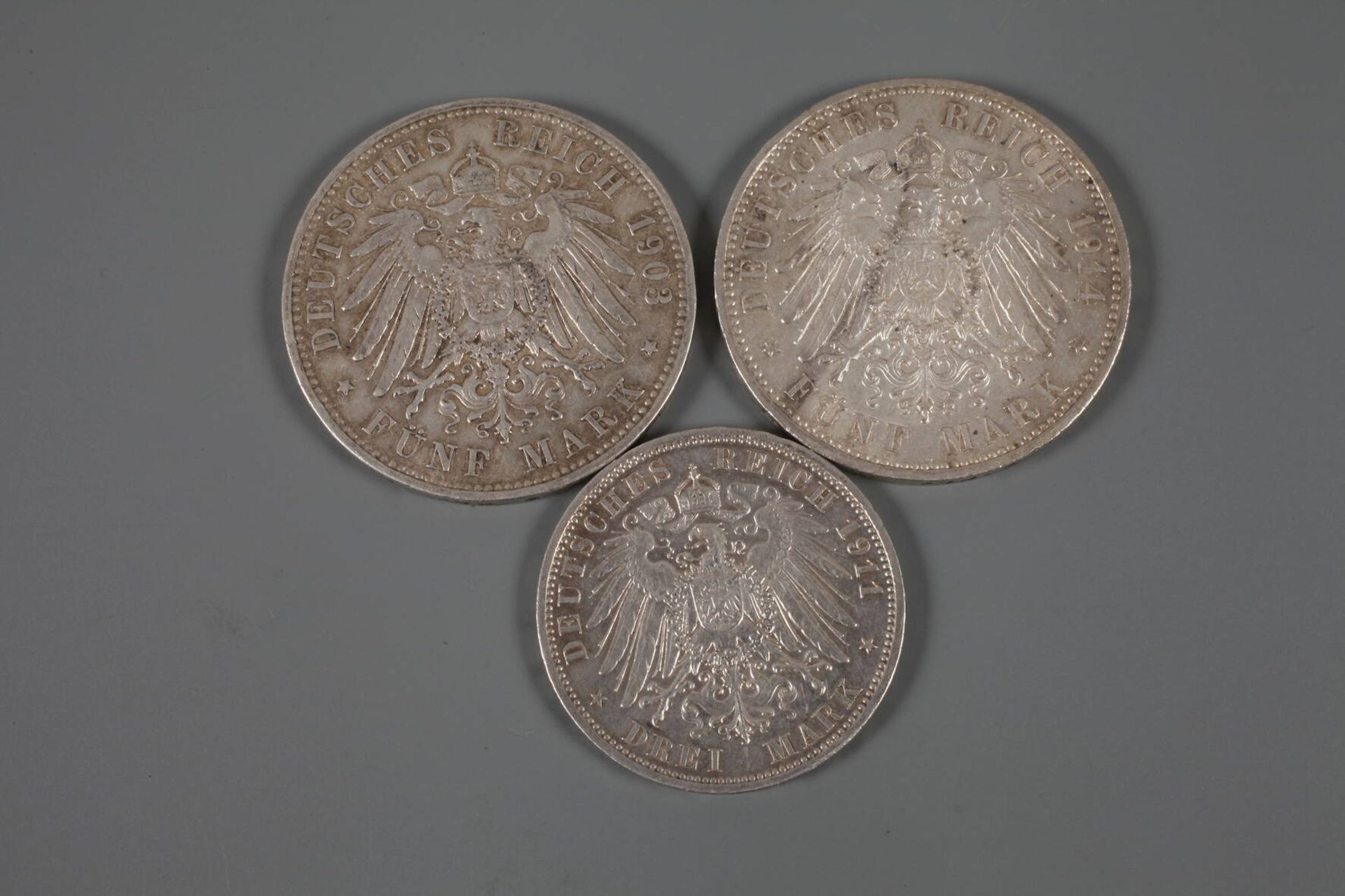 Drei Münzen Preußen - Image 2 of 3