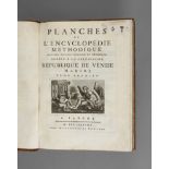 Planches de l'Encyclopédie Methodique – Marine T. I,1