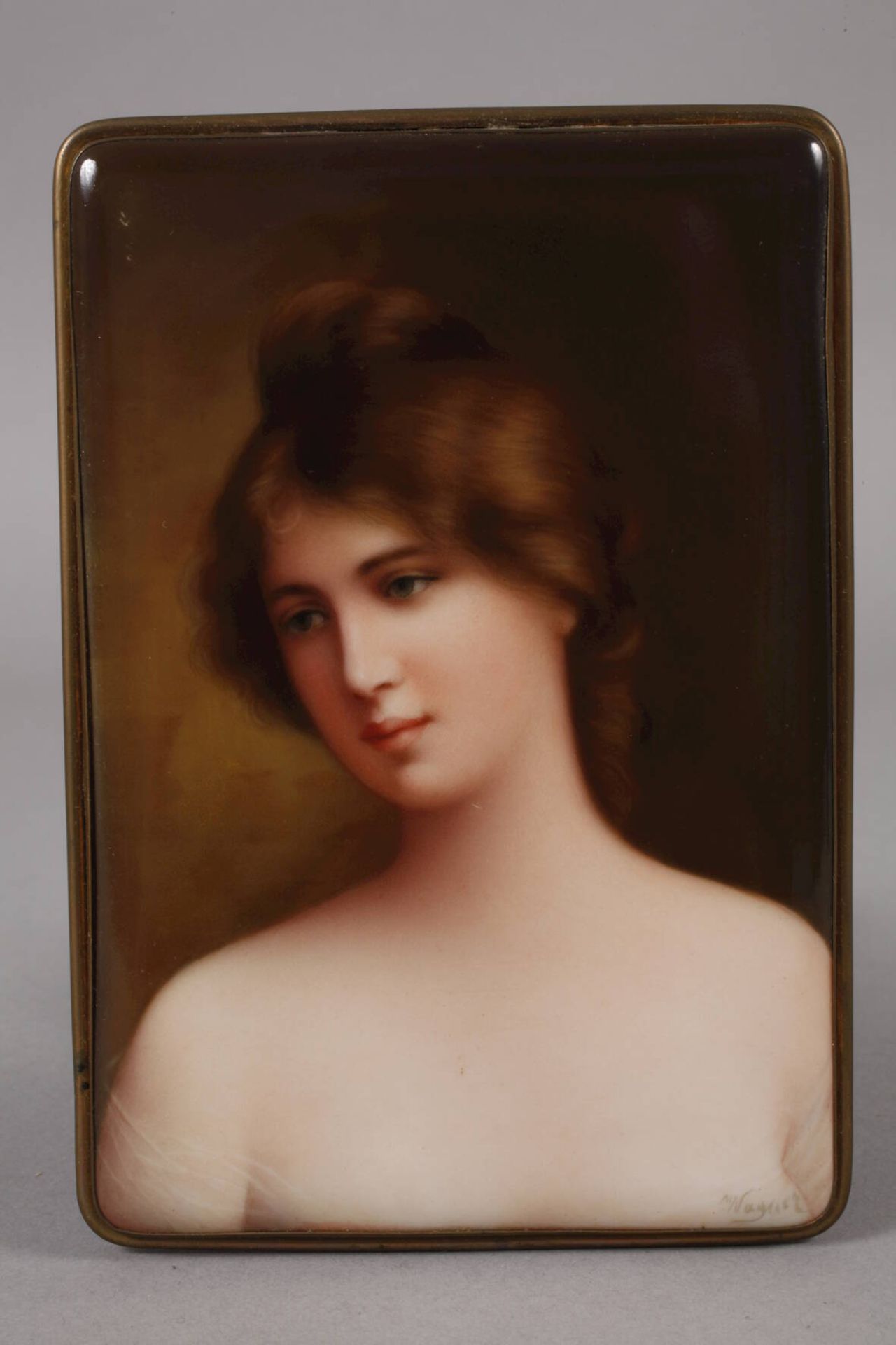 Bildplatte Bildnis einer jungen Frau - Image 2 of 5