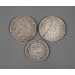 Drei Münzen Preußen