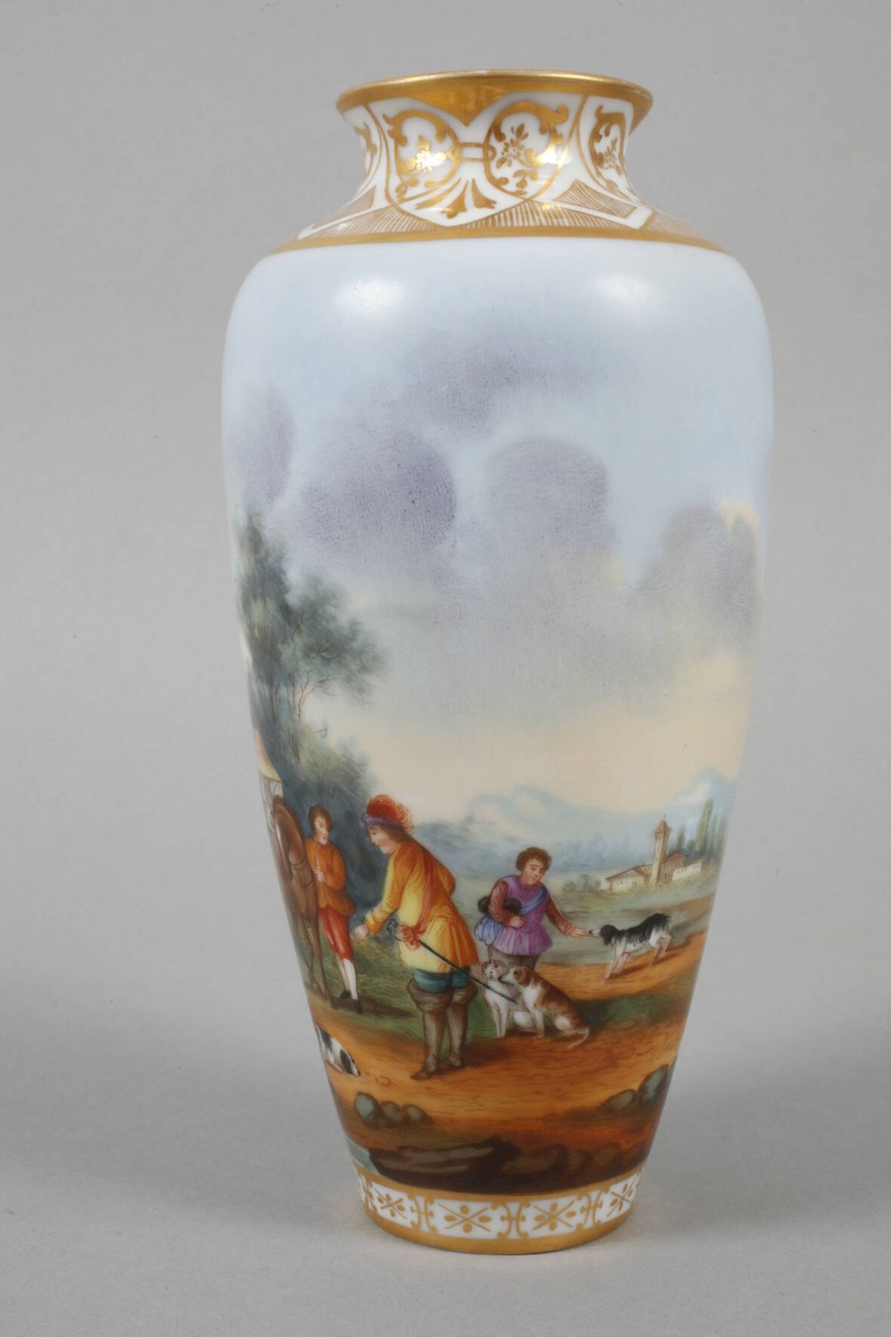 Berlin-Teltow Vase mit Landschaftsdekor - Image 4 of 6