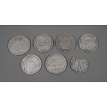 Sechs Münzen Preußenkönige