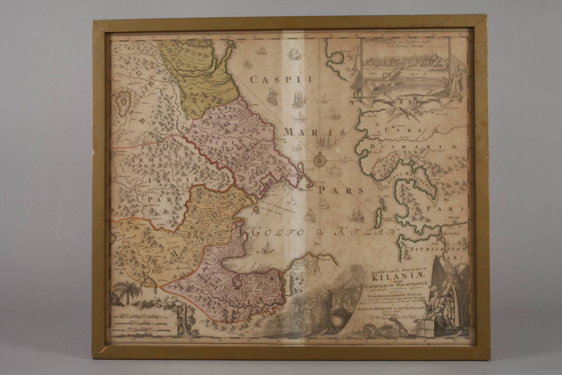 Johann Baptista Homann, Karte Kaspisches Meer - Image 2 of 4