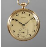 Taschenuhr Gold Eterna