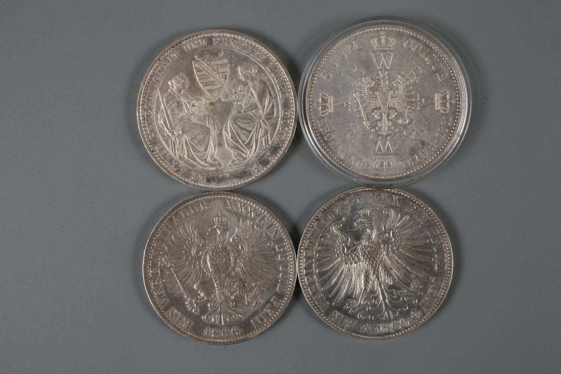 Vier Silbermünzen Altdeutschland - Image 3 of 3