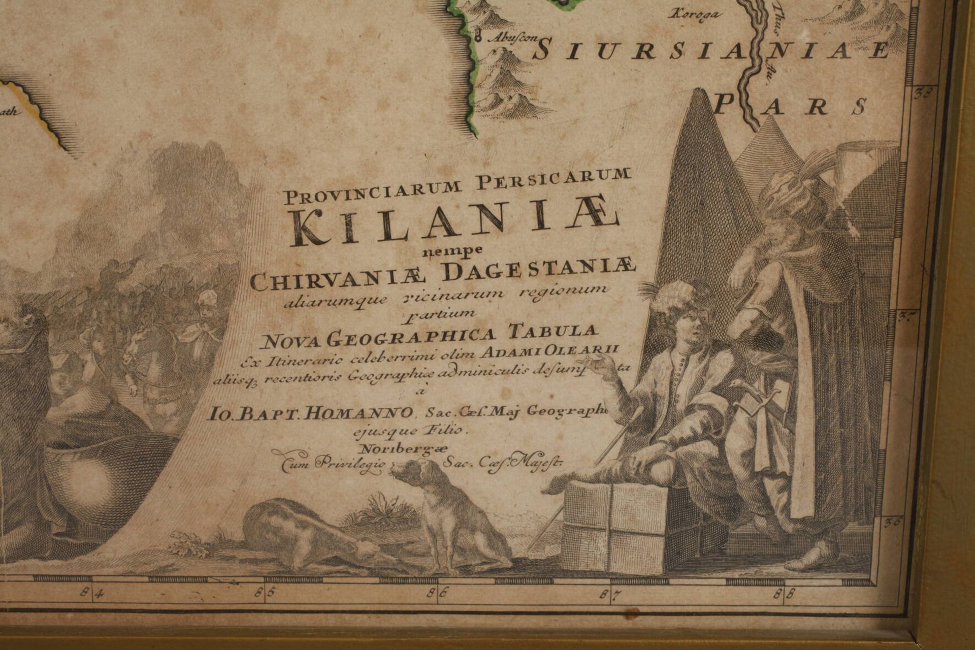 Johann Baptista Homann, Karte Kaspisches Meer - Image 4 of 4