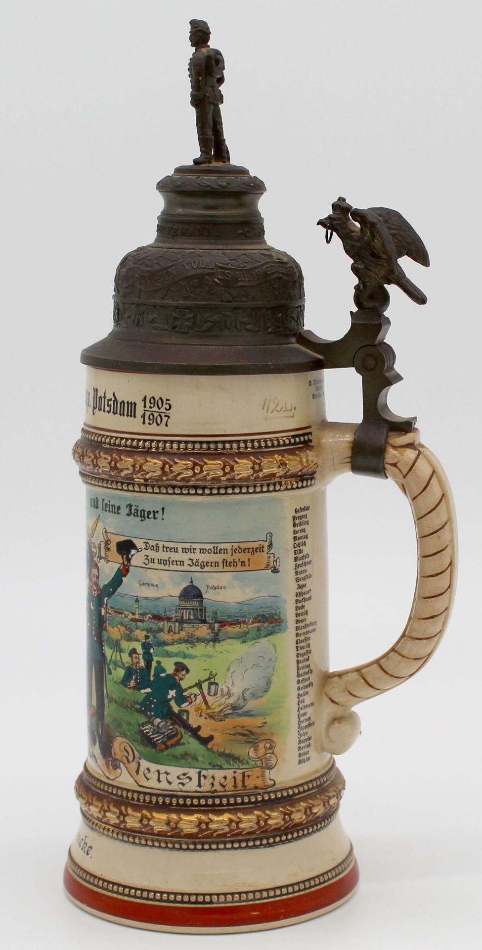 Reserve pitcher. Garde - Jäger- Bataillon, 4. Comp. Potsdam 1905 / 1907. - Image 12 of 18