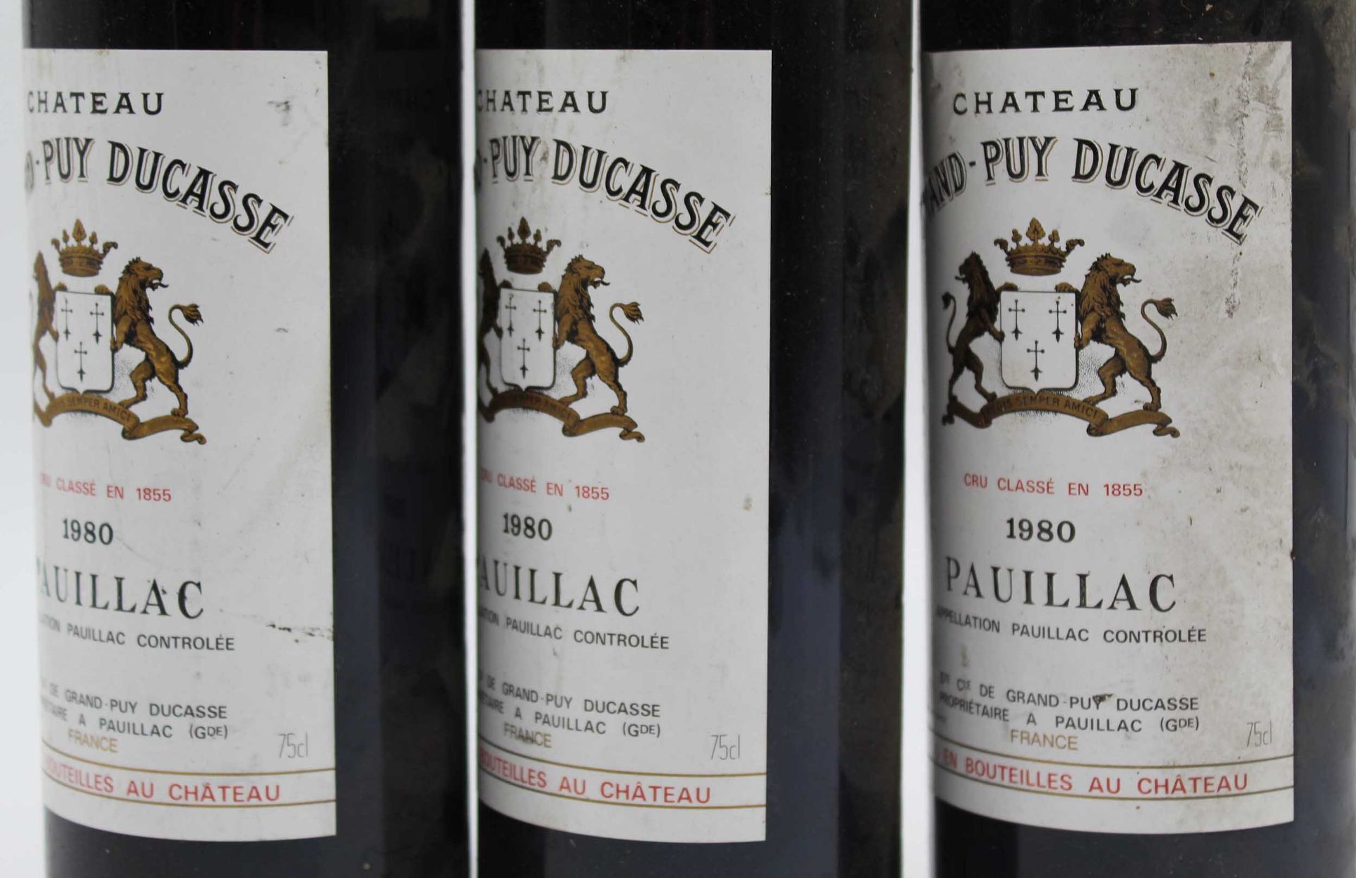 1980 Chateau Grand-Puy-Ducasse, Grand Cru Classé. Pauillac A.C. - Image 3 of 8