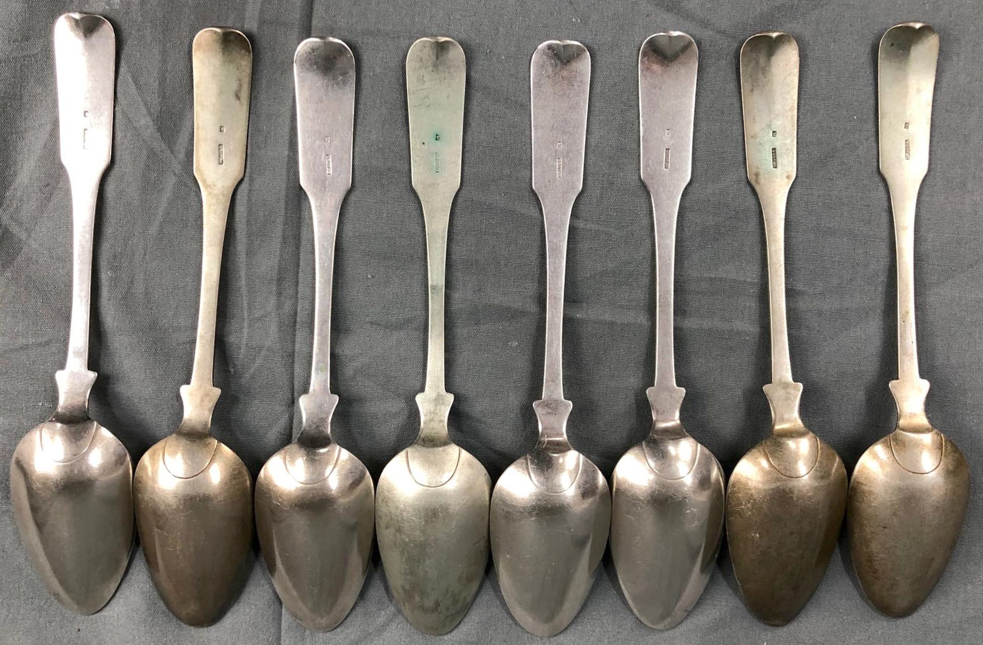 Cutlery silver. Mostly inscribed '' Knauer''. 12 lot. - Image 15 of 24