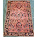 Saruk Farahan. Persian carpet. Iran, about 100 - 120 years old.