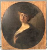 Arnulf DE BOUCHÉ (1872 - 1945). Portrait of a lady around 1900.