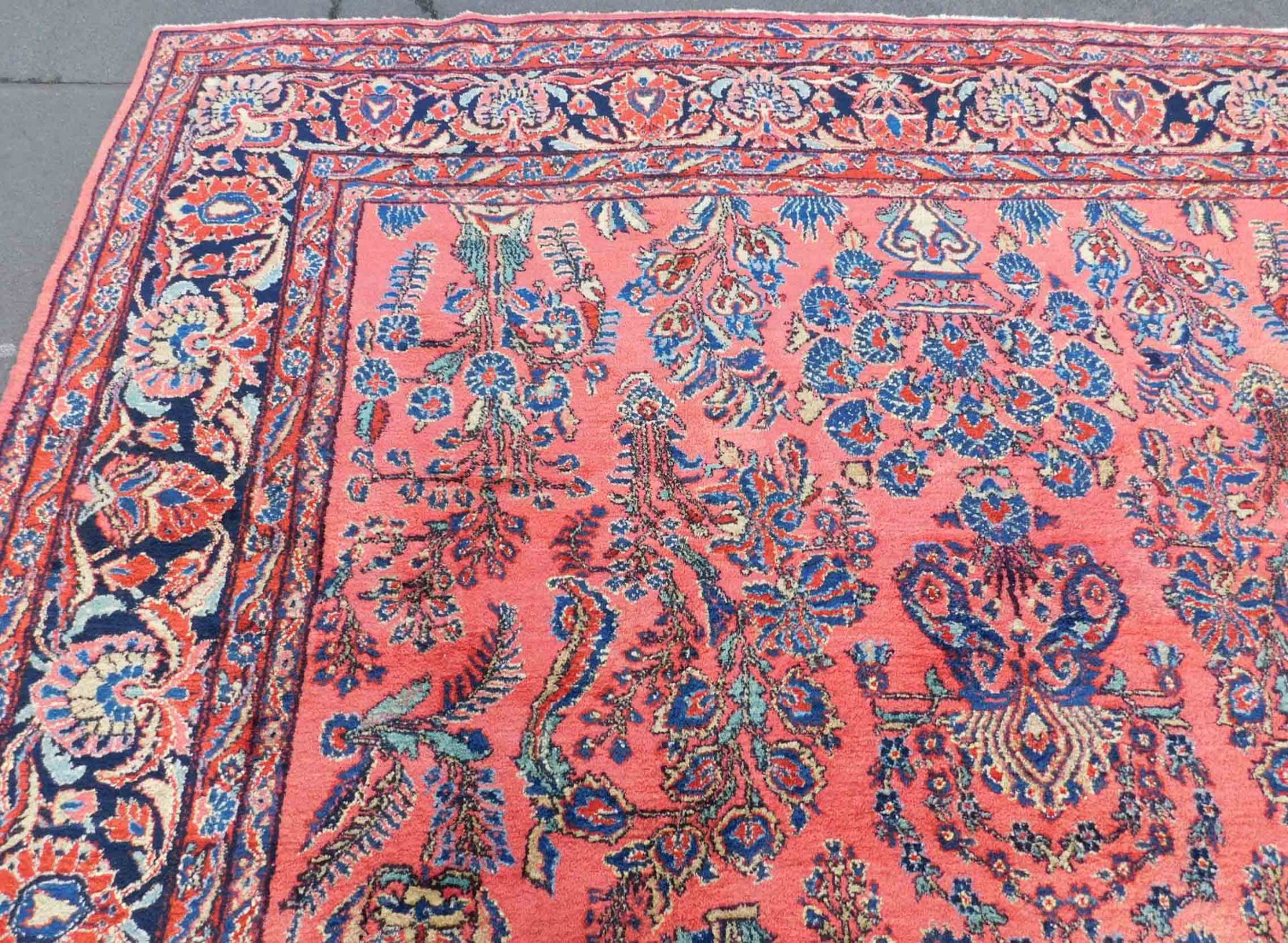 Saruk Persian carpet. "American Saruk". Iran. Around 100 years old. - Bild 6 aus 8