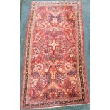 Mohajaran Saruk Persian carpet. Iran, about 80 - 110 years old.