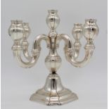 835 silver. Five-lamp candlestick.