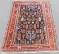 Bachtiari Bibbibaff Khan carpet. Persia. Iran. Antique, around 100 - 140 years old.