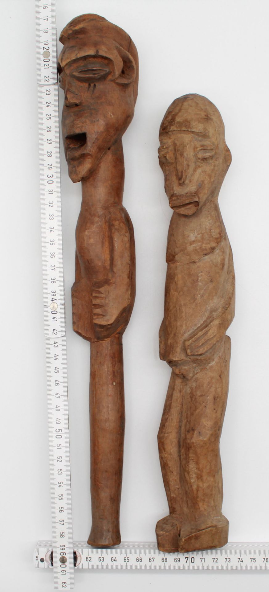 2 figures. Probably West Africa. Liberia, Ivory Coast. Pole and figure? - Image 4 of 4