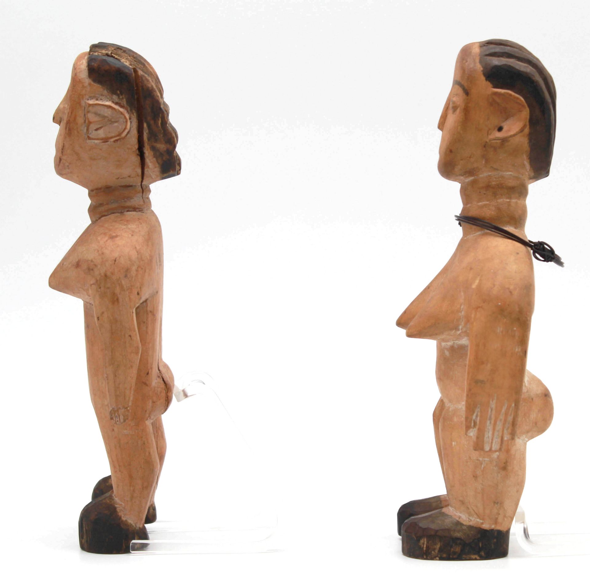 2 fertility figures. Probably Fante (Akan) Ghana. West Africa. - Bild 3 aus 10