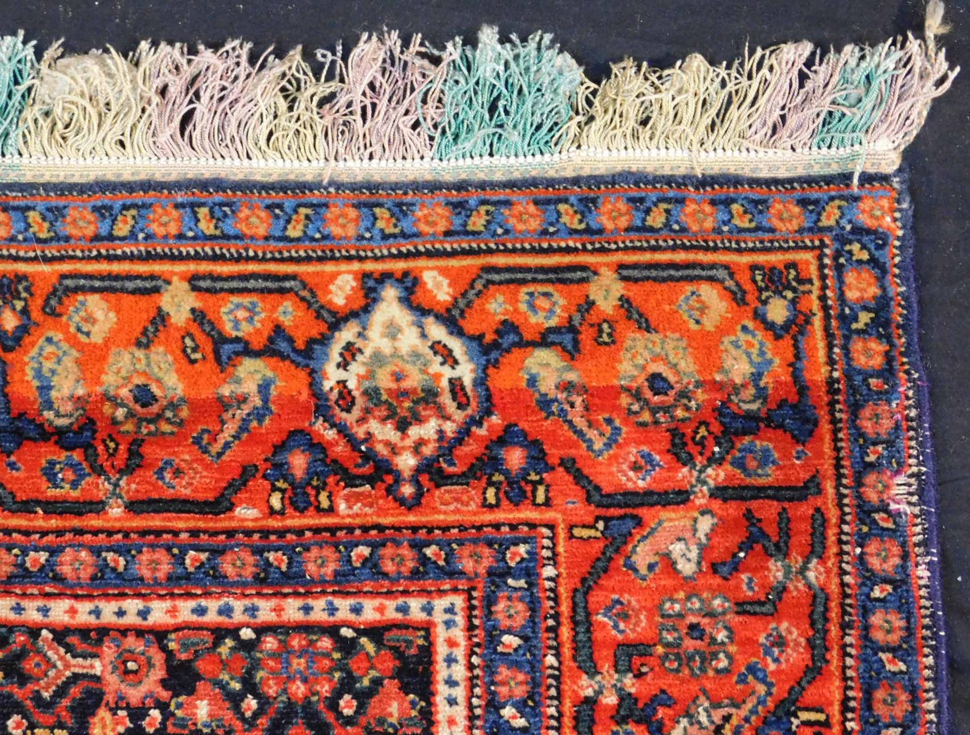 Senne Haft Rang. Persian carpet. Iran. Antique, about 100 - 150 years old. - Image 5 of 7