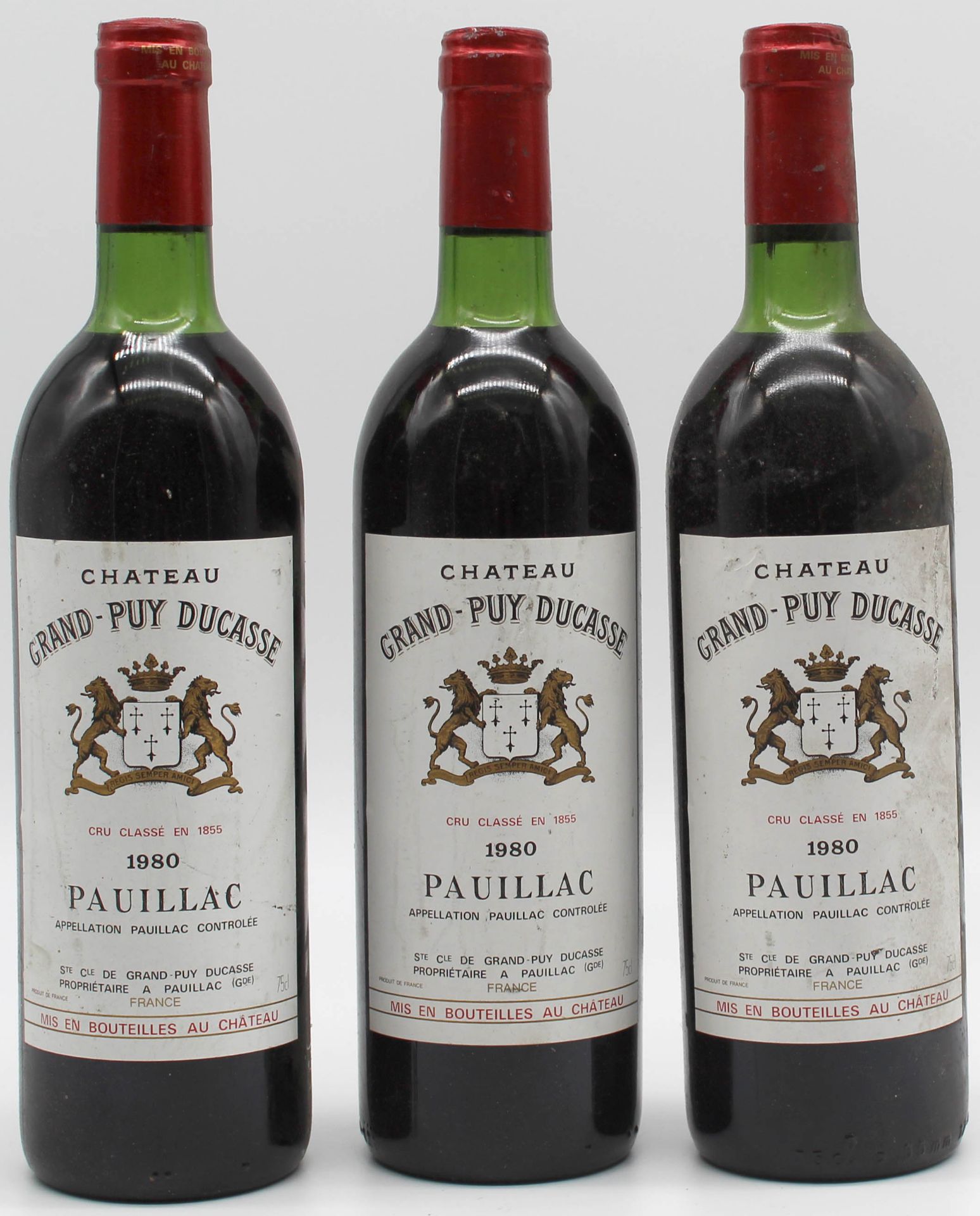 1980 Chateau Grand-Puy-Ducasse, Grand Cru Classé. Pauillac A.C.