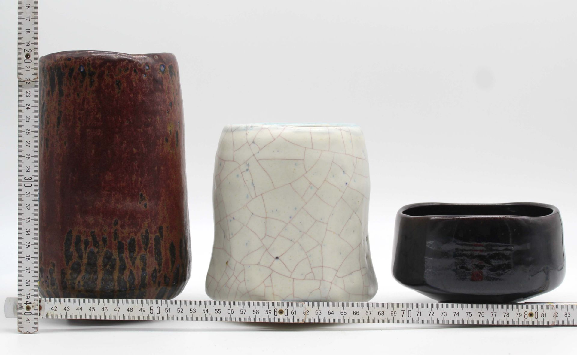 Horst KERSTAN (1941 - 2005). 3 vases all signed and dated. - Image 2 of 10