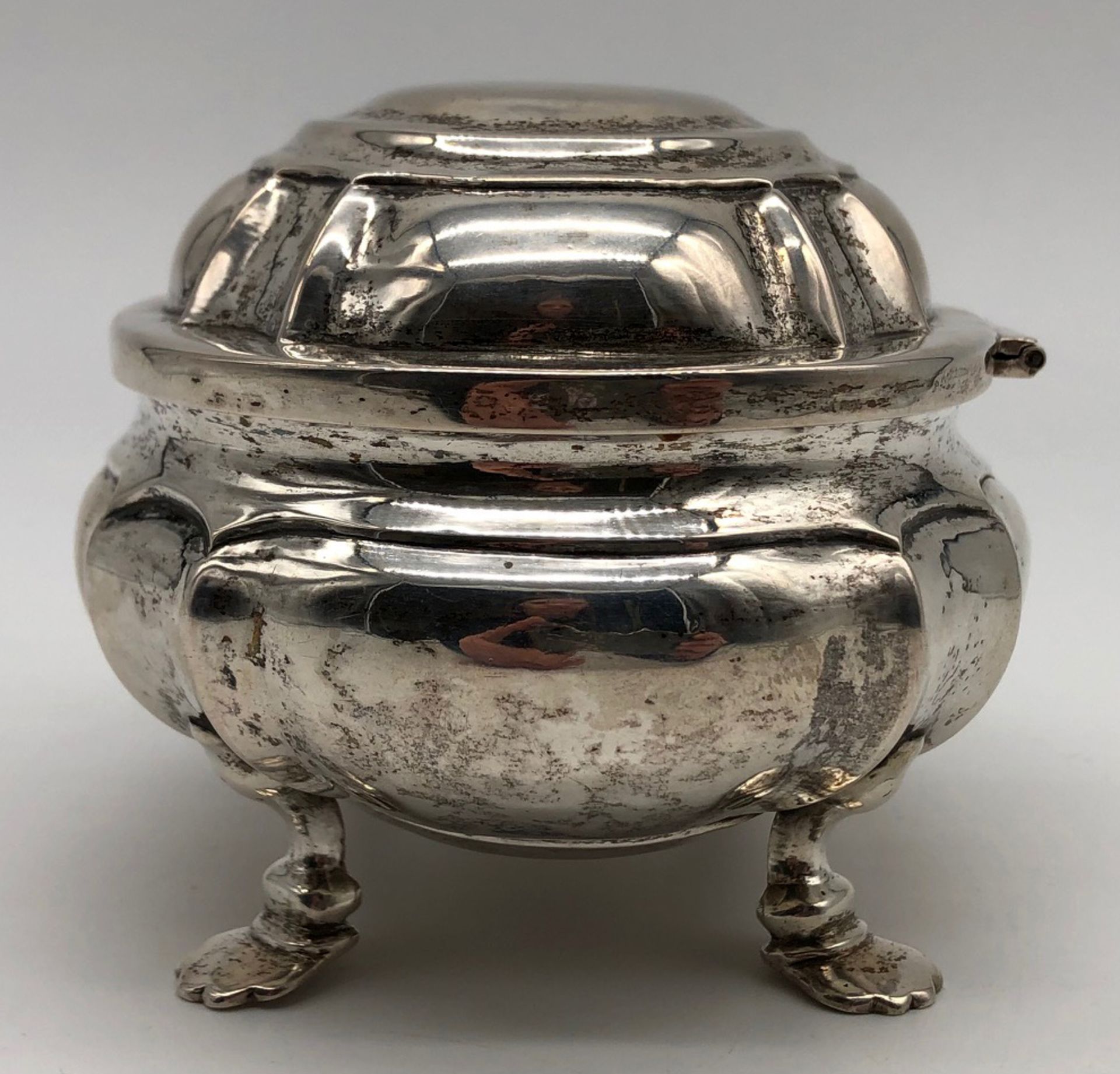 Sugar bowl silver, tested. Gilded inside. - Image 4 of 11