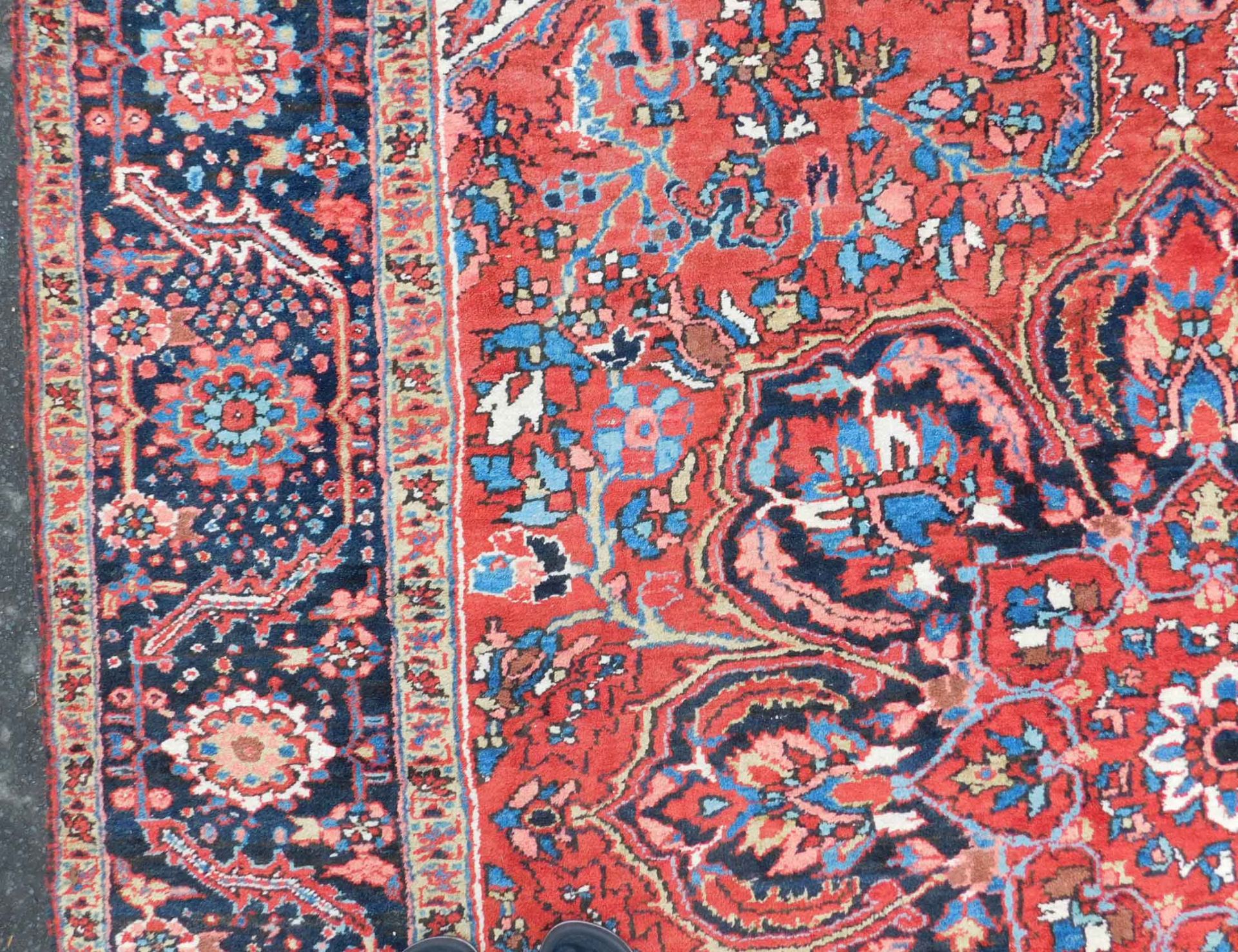 Heriz Persian carpet. Iran. Around 80 - 100 years old. - Bild 6 aus 11