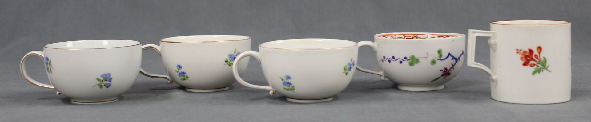 Set of porcelain. Old. Also Meissen and Nymphenburg. - Image 12 of 17