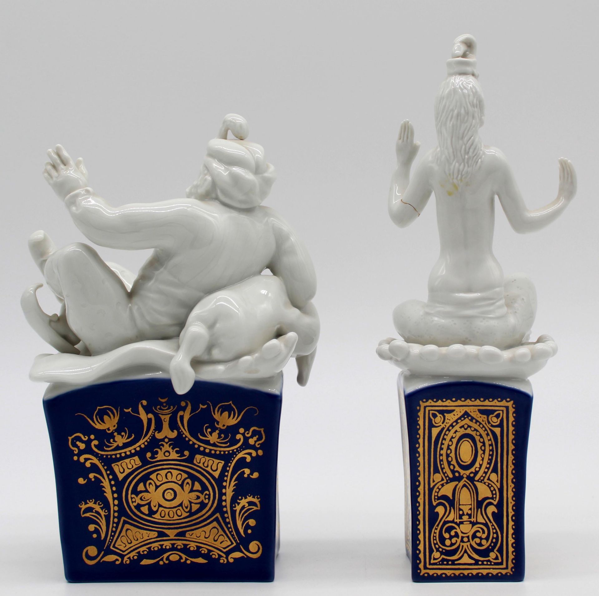 Meissen, 2 figures 1001 nights, - Image 8 of 13