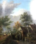 Pieter Frans II DE NOTER (1779 - 1842). Mill in Flanders, 1824