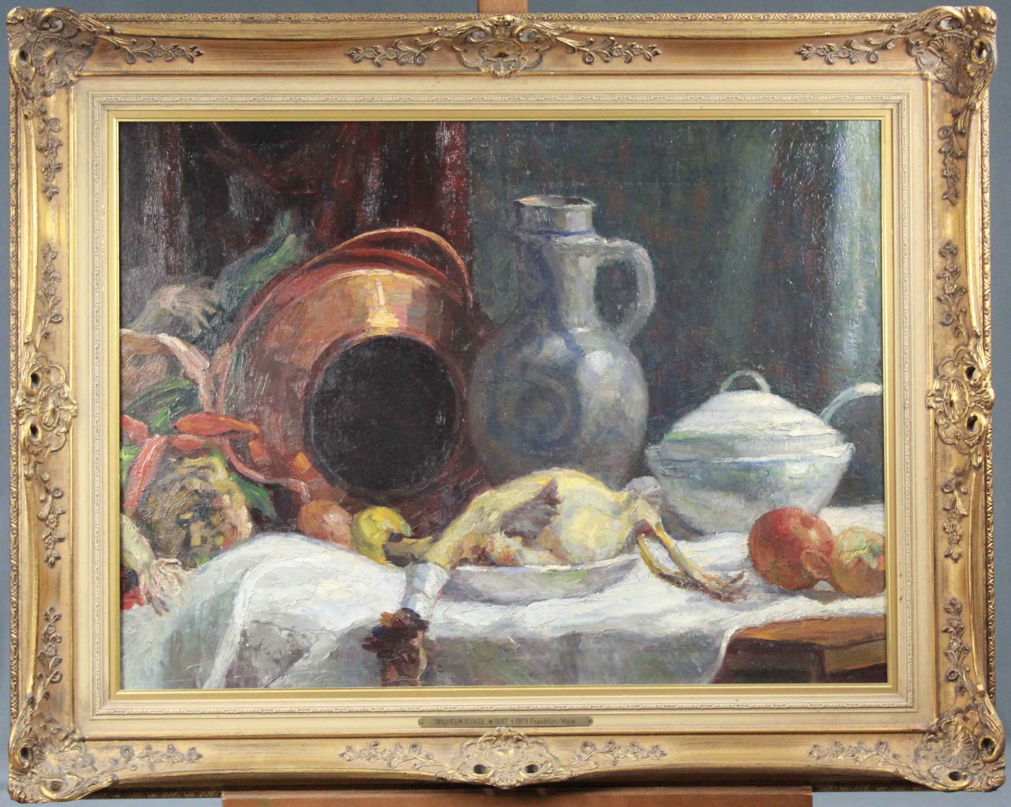 Wilhelm RUNZE (1887 - 1973). Still life in the kitchen. - Image 7 of 7