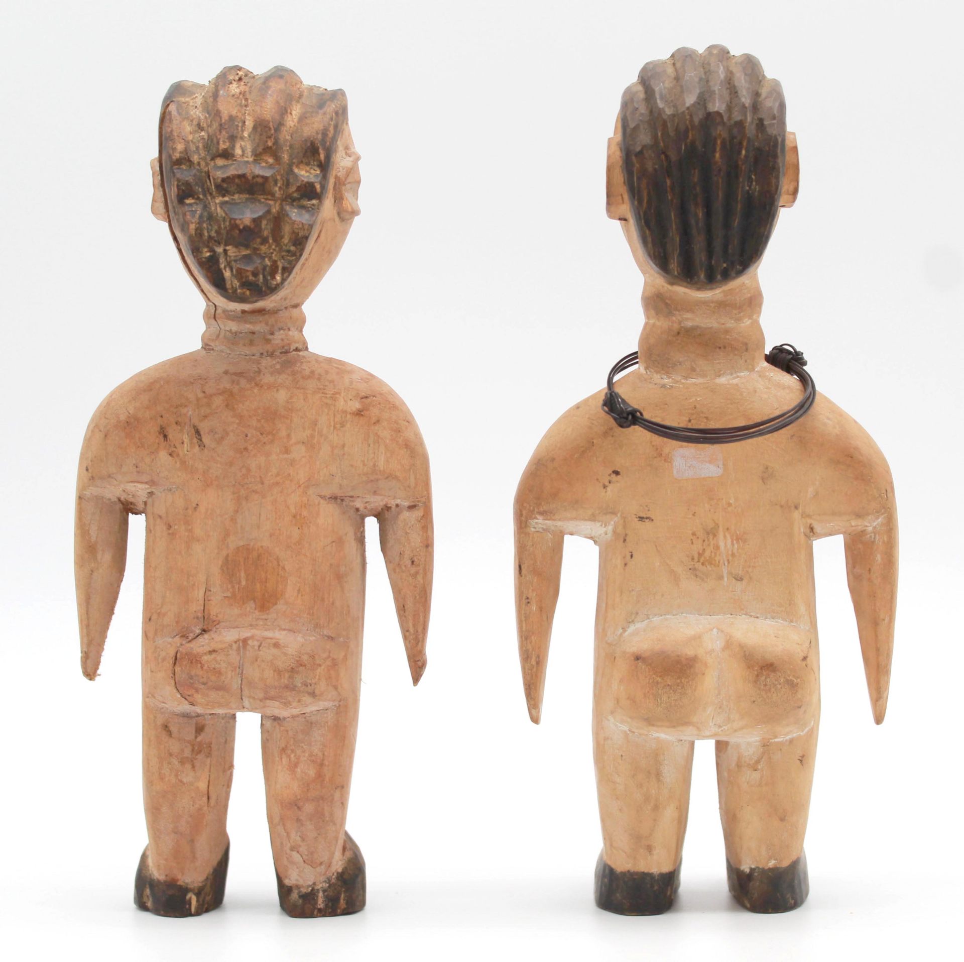 2 fertility figures. Probably Fante (Akan) Ghana. West Africa. - Bild 4 aus 10