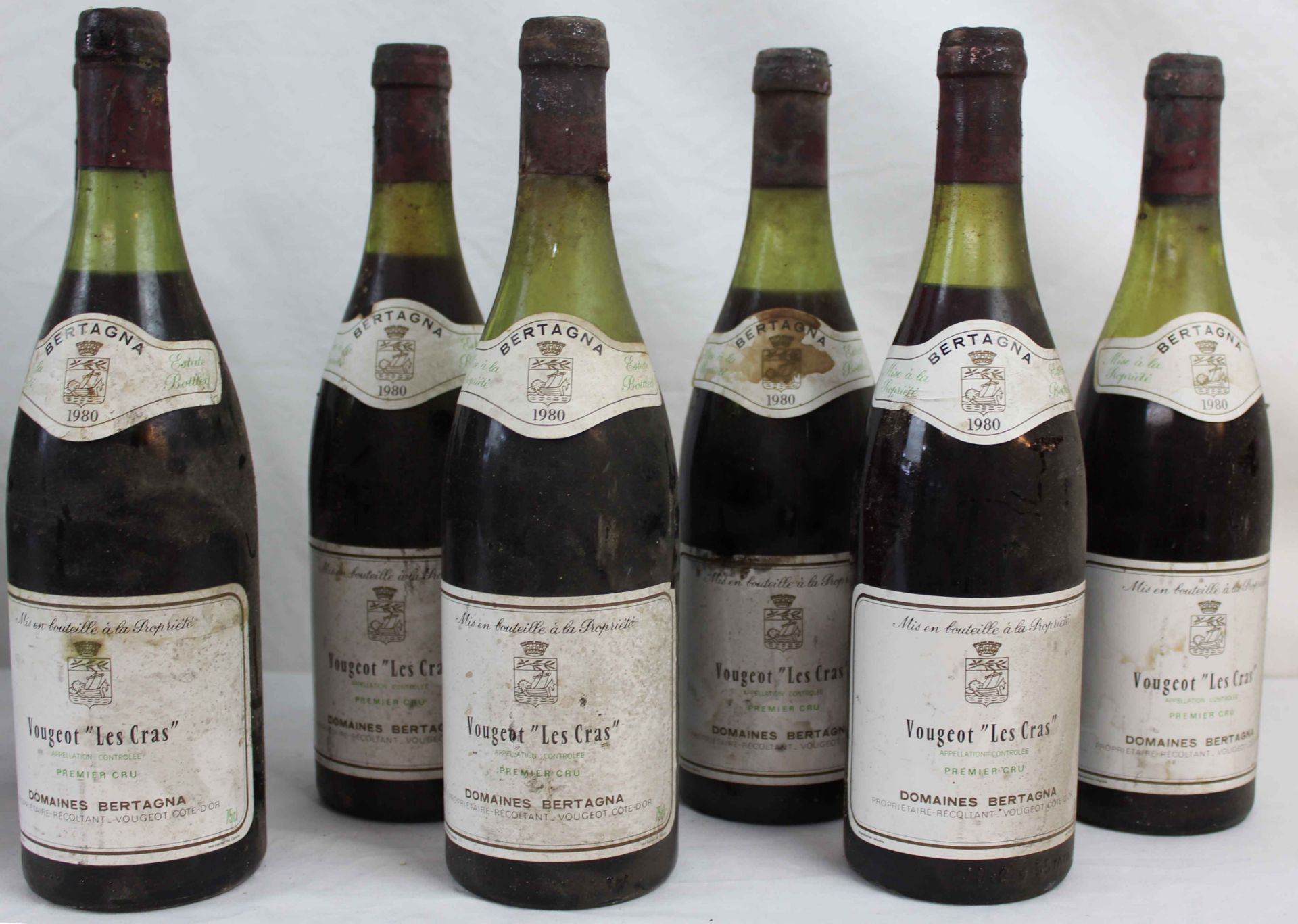 1980 Voguet "Les Cras" AC, Premier Cru. 13 whole bottles of 75 cl. - Bild 19 aus 23