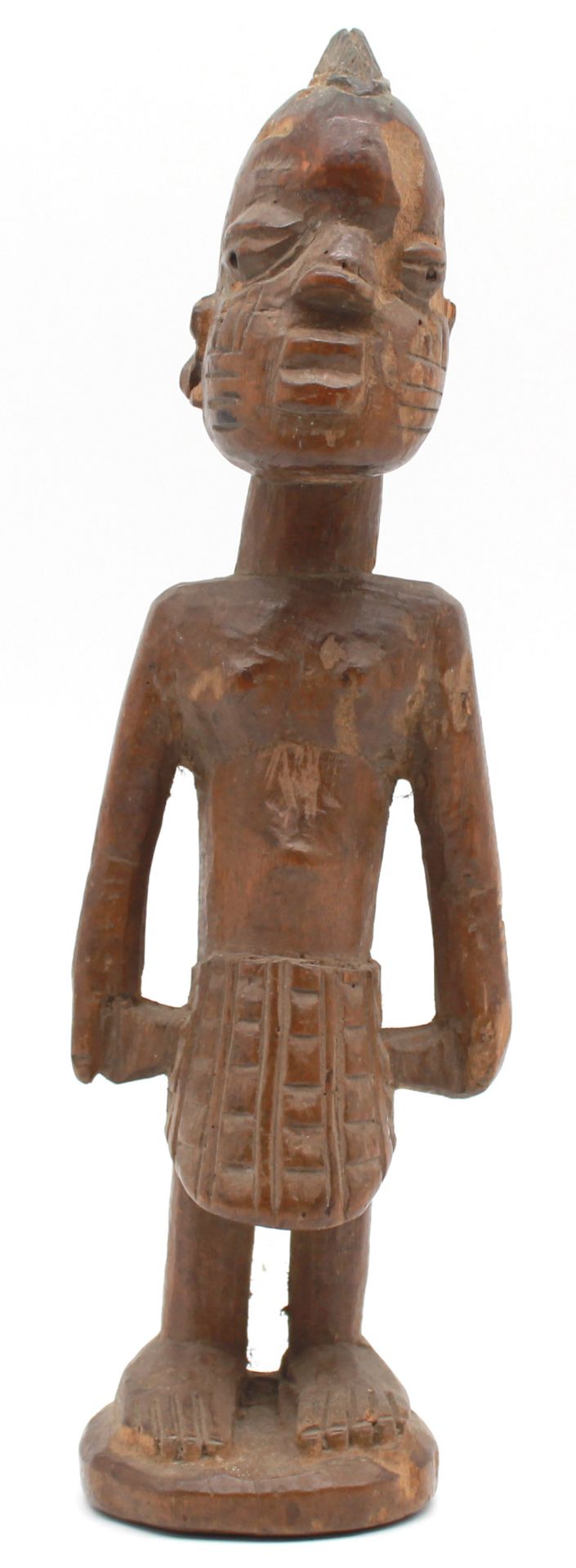 Figure. Man. Probably Yoruba, Nigeria, West Africa. 26 cm high